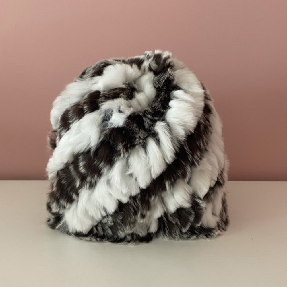 100% Real Rabbit Fur Hat - Picture 9 of 11